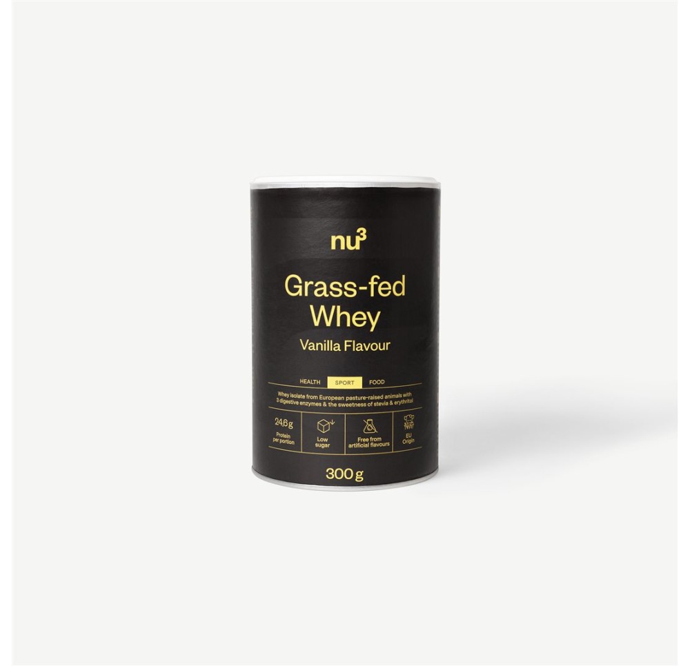 NU3 nourrie herbe lactosérum poudre vanille 300 g