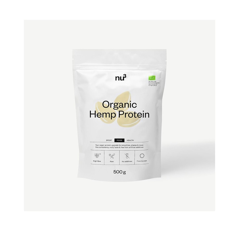 NU3 protéine de graines de chanvre bio bte 500 g