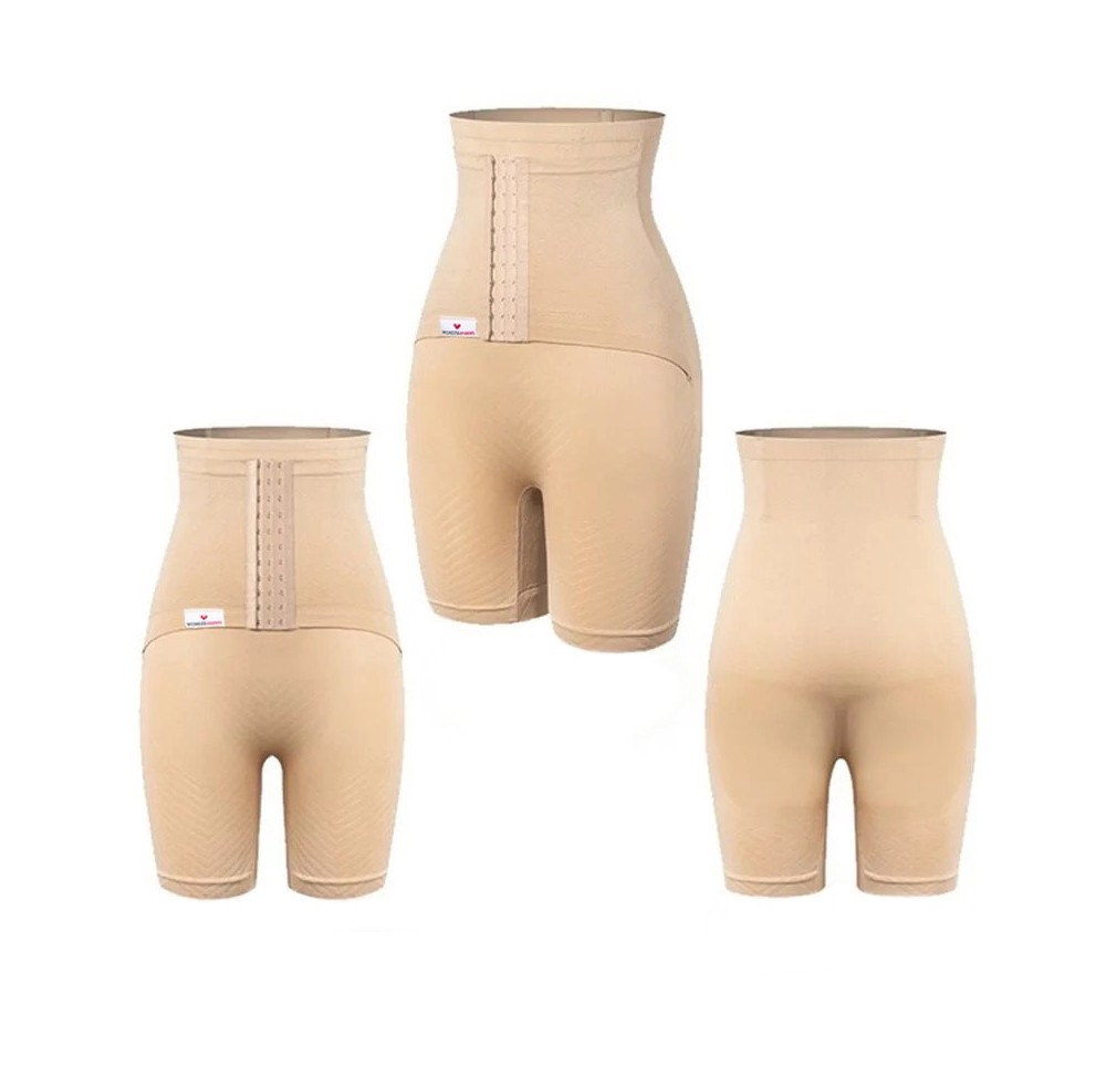 WONDERMOM Postpartum Belly Binder Shorts M beige