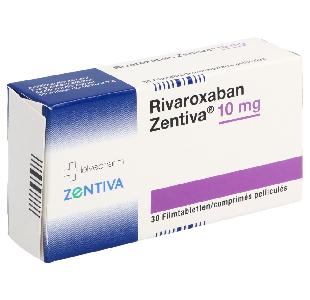 RIVAROXABAN Zentiva cpr pell 10 mg 30 pce