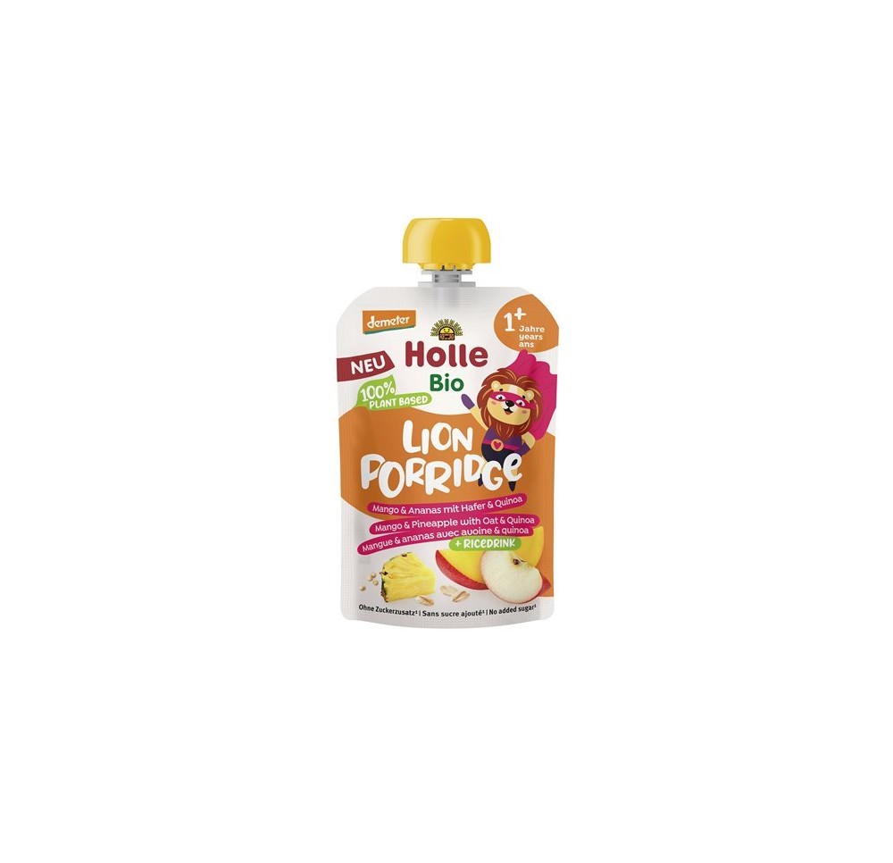 HOLLE Lion Porridge mangue anan avoine quin 110 g