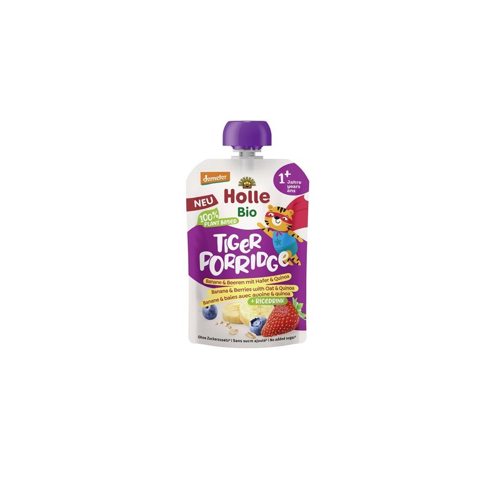 HOLLE Tiger Porridge banane bai avoine quin 110 g