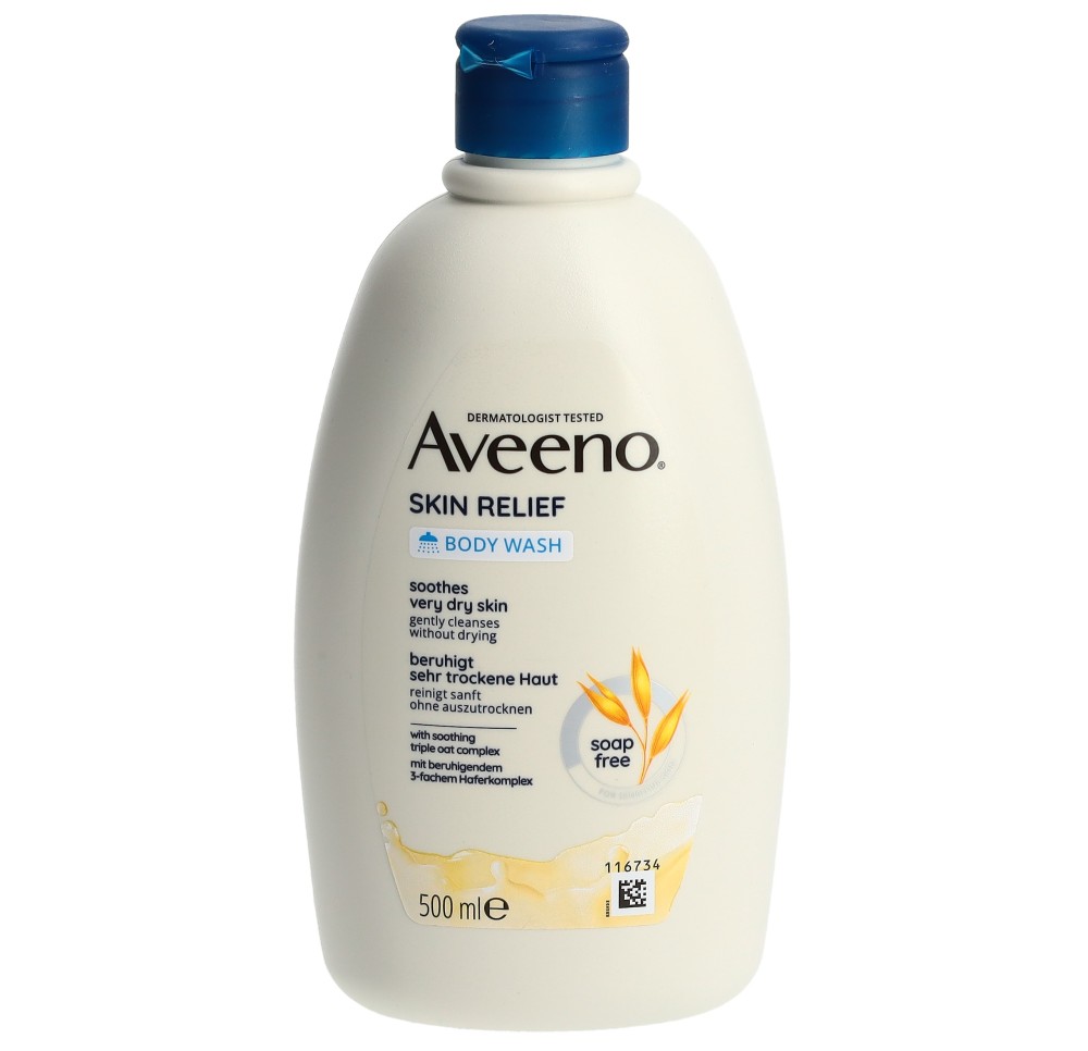 AVEENO Skin Relief gel nettoyant sans savon 500 ml