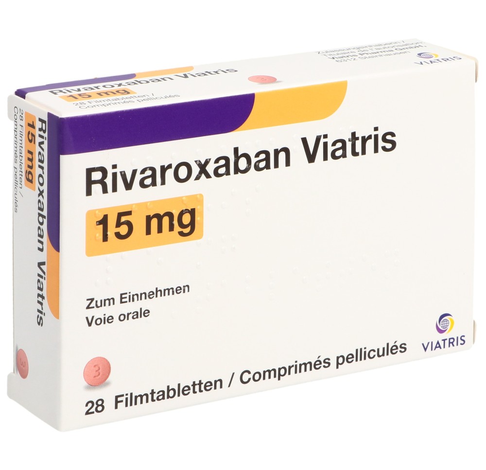 RIVAROXABAN Viatris cpr pell 15 mg 28 pce