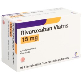 RIVAROXABAN Viatris cpr pell 15 mg 98 pce