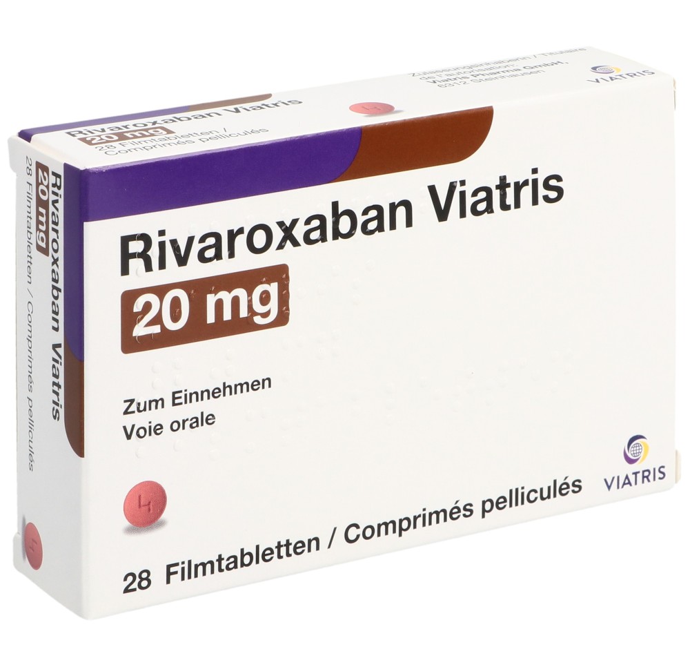 RIVAROXABAN Viatris cpr pell 20 mg 28 pce