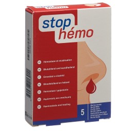 STOP HEMO ouate hémostat stérile sach 5 pce