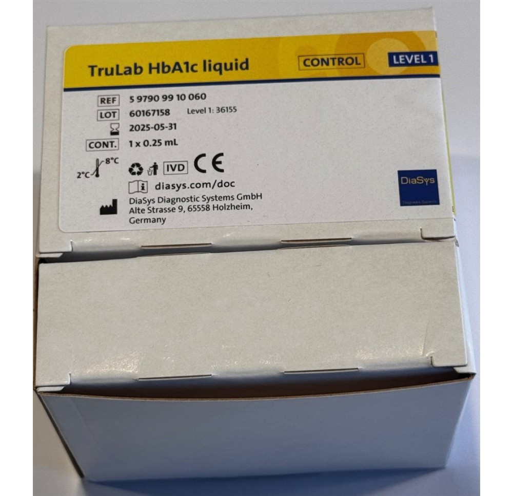 DIASYS TruLab HbA1c liquid Control Level 1 0.25 ml