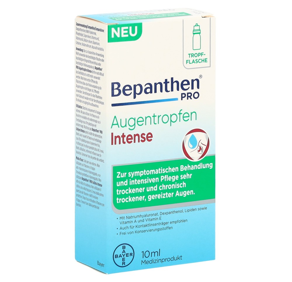 BEPANTHEN PRO collyre Inten fl 10 ml