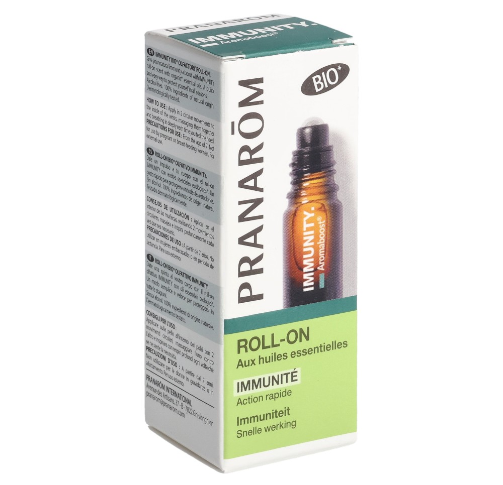 PRANAROM Aromaboost roll-on Immunity bio 5 ml
