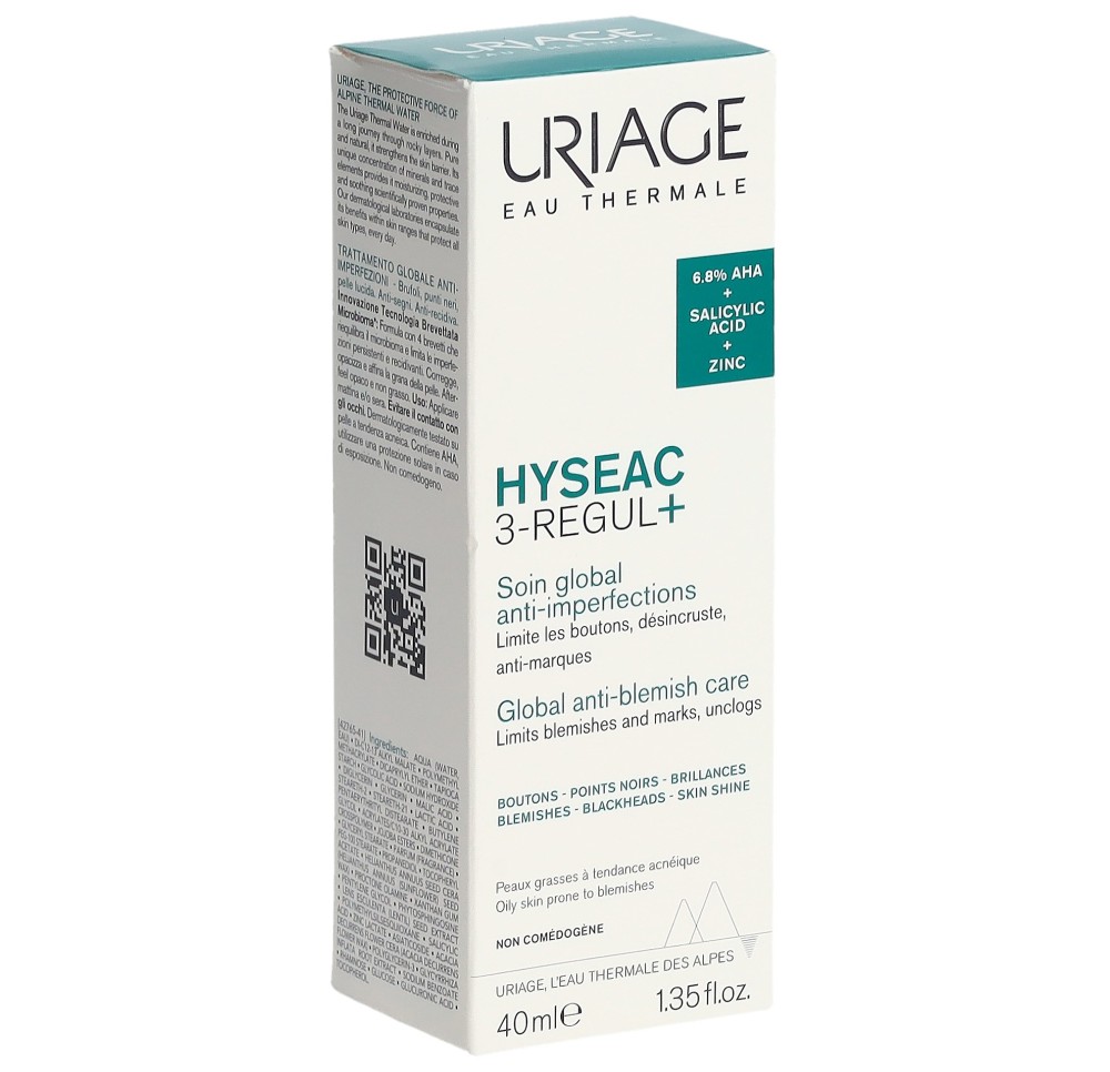 URIAGE Hyséac 3-Regul+ soin global (nouveau) 40 ml