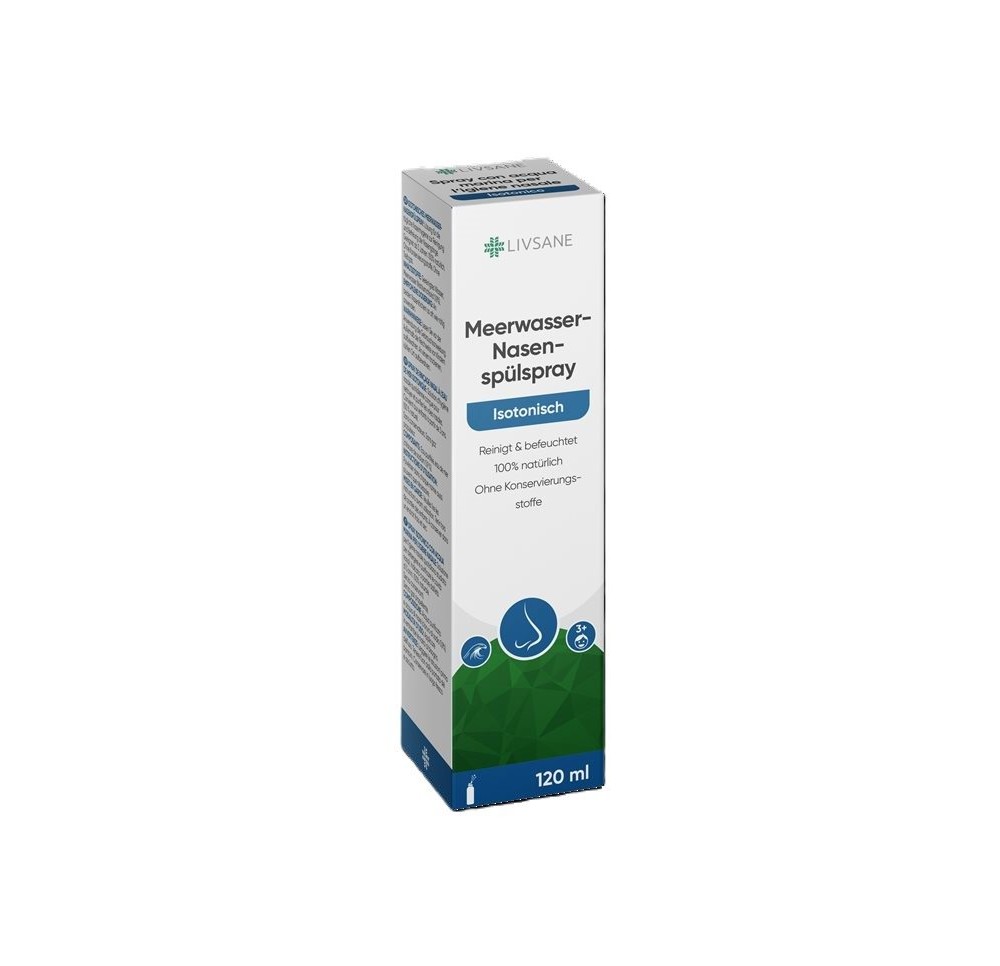 LIVSANE Spray nasal à l'eau de mer isoton 120 ml