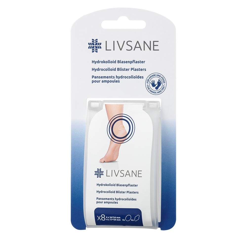LIVSANE pansements ampoules hydrocolloïdes 8 pce