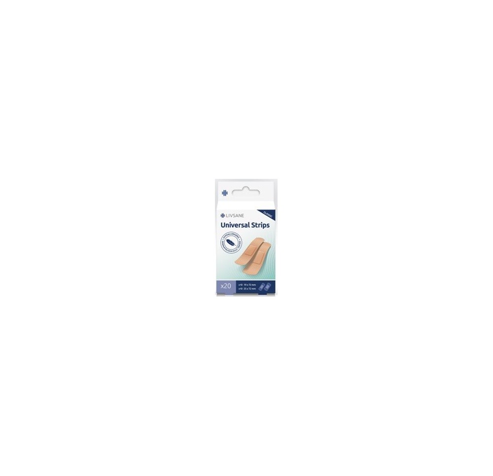 LIVSANE Classic pansements univer band 20 pce