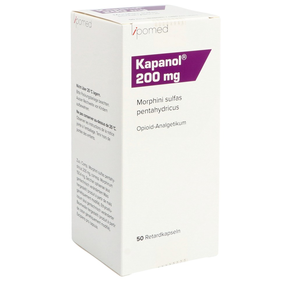 KAPANOL caps ret 200 mg fl 50 pce