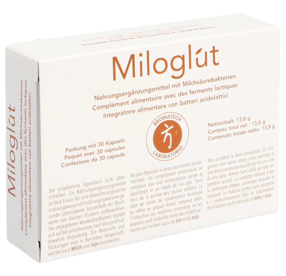 MILOGLUT BROMATECH caps 30 pce