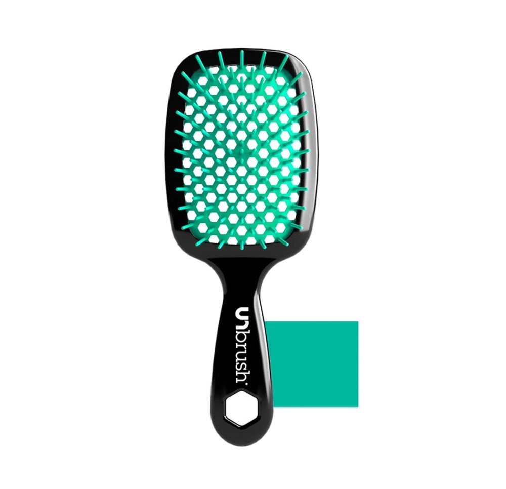 UNBRUSH brosse à démêler manche noir Lagoon