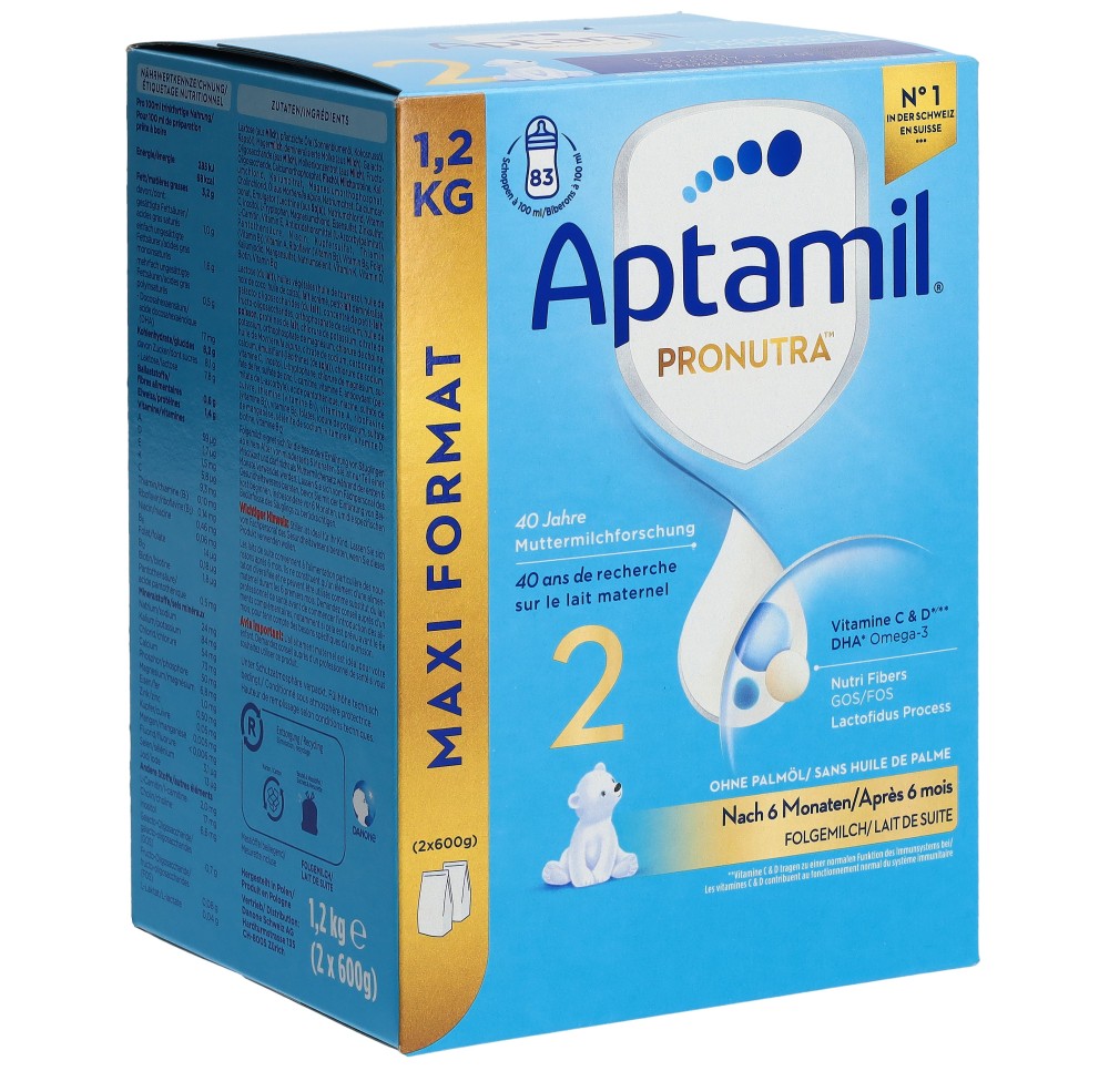 APTAMIL PRONUTRA 2 Maxi Format bte 1200 g