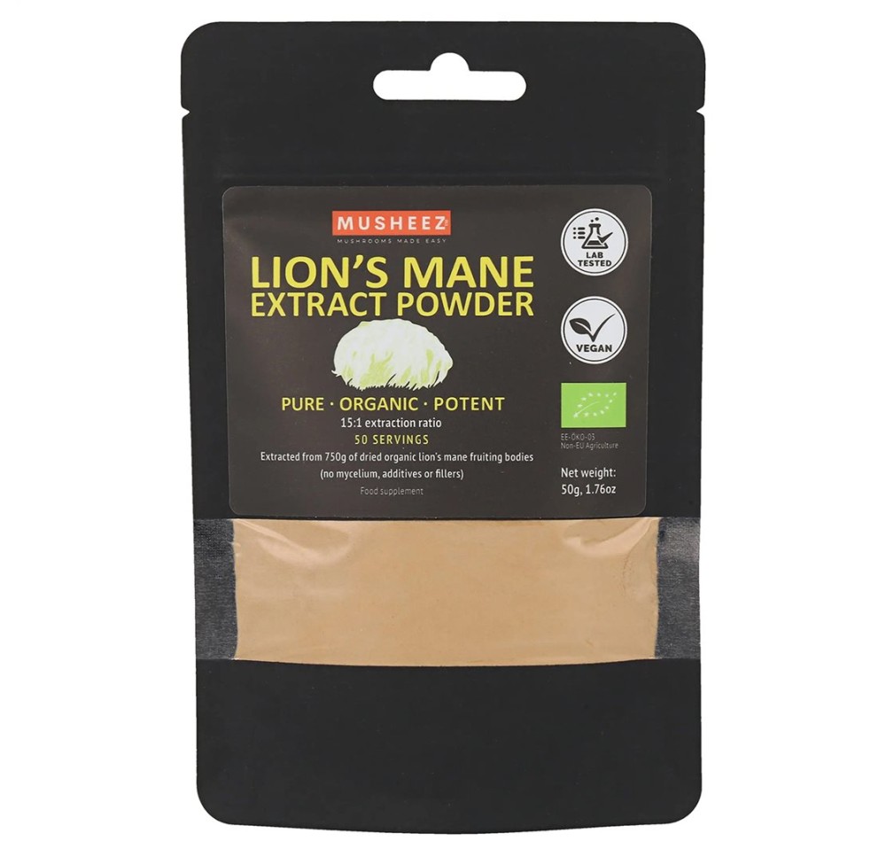 MUSHEEZ Lion's Mane pdr champign vital BIO 50 g