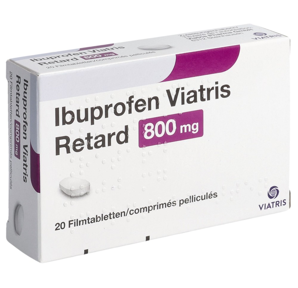IBUPROFEN Viatris cpr pell ret 800 mg 20 pce