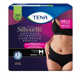 TENA Silhouette Plus M 75-100cm black 2 x 12 pce