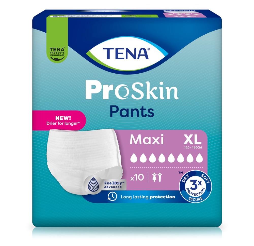 TENA Pants Maxi XL 120-160cm 10 pce