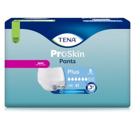 TENA Pants Plus S 65-85cm (nouv) 14 pce