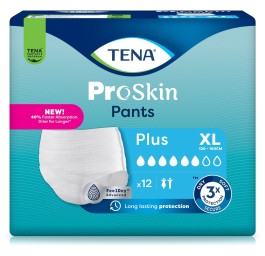 TENA Pants Plus XL 120-160cm (nouv) 12 pce