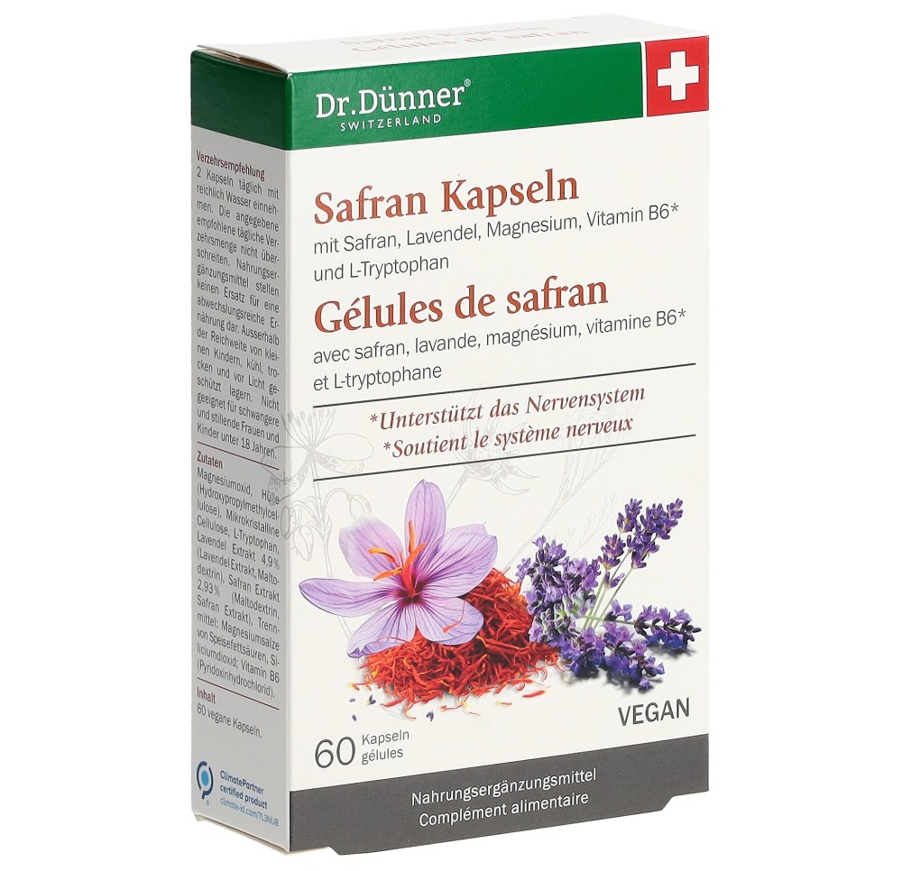 DÜNNER safran caps 60 pce