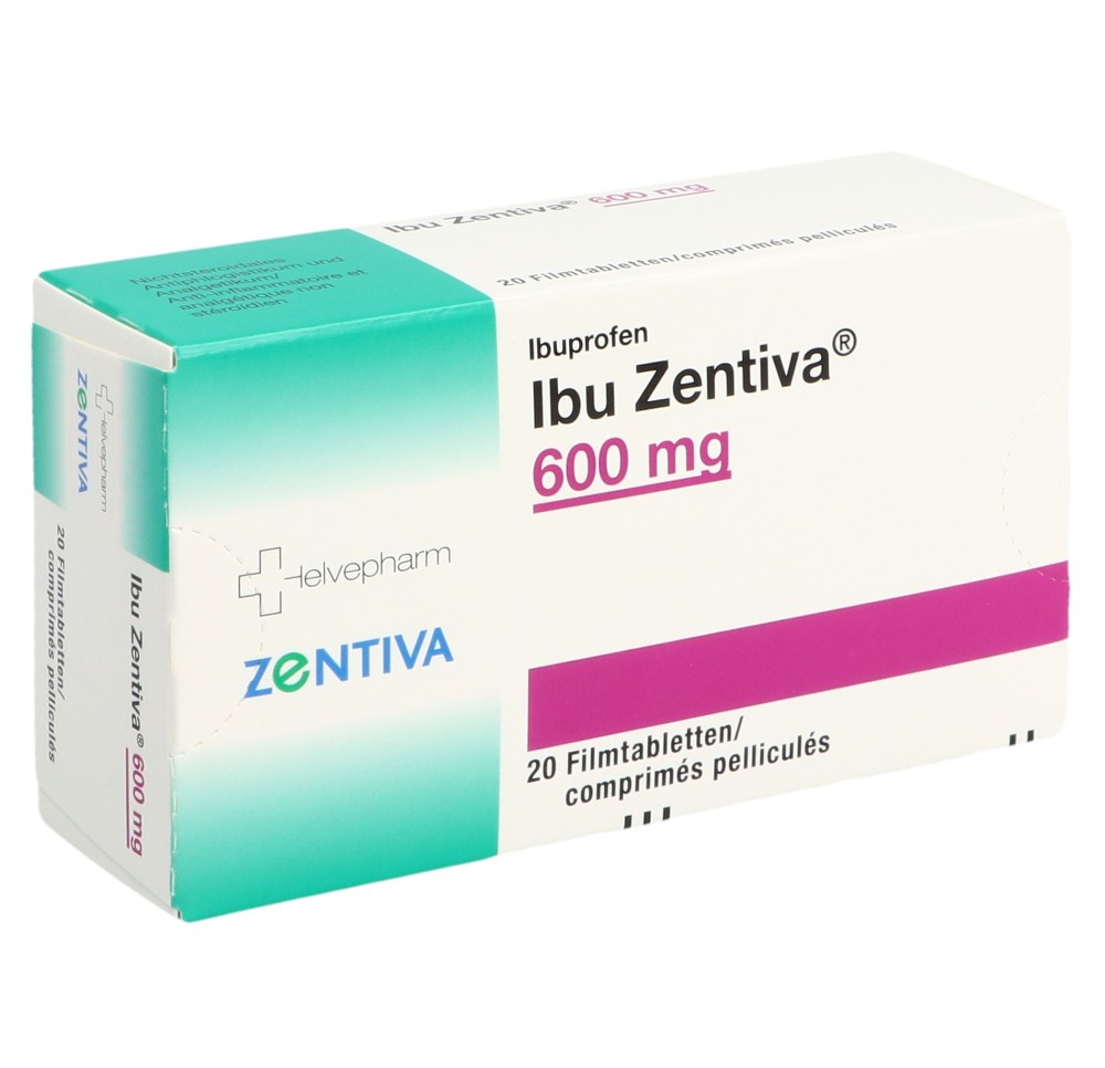 IBU Zentiva cpr pell 600 mg 20 pce