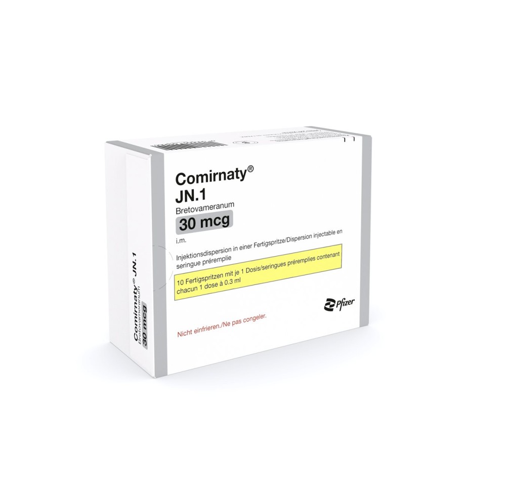 COMIRNATY JN.1 émuls inj 30 mcg/dose ser pr 10 pce