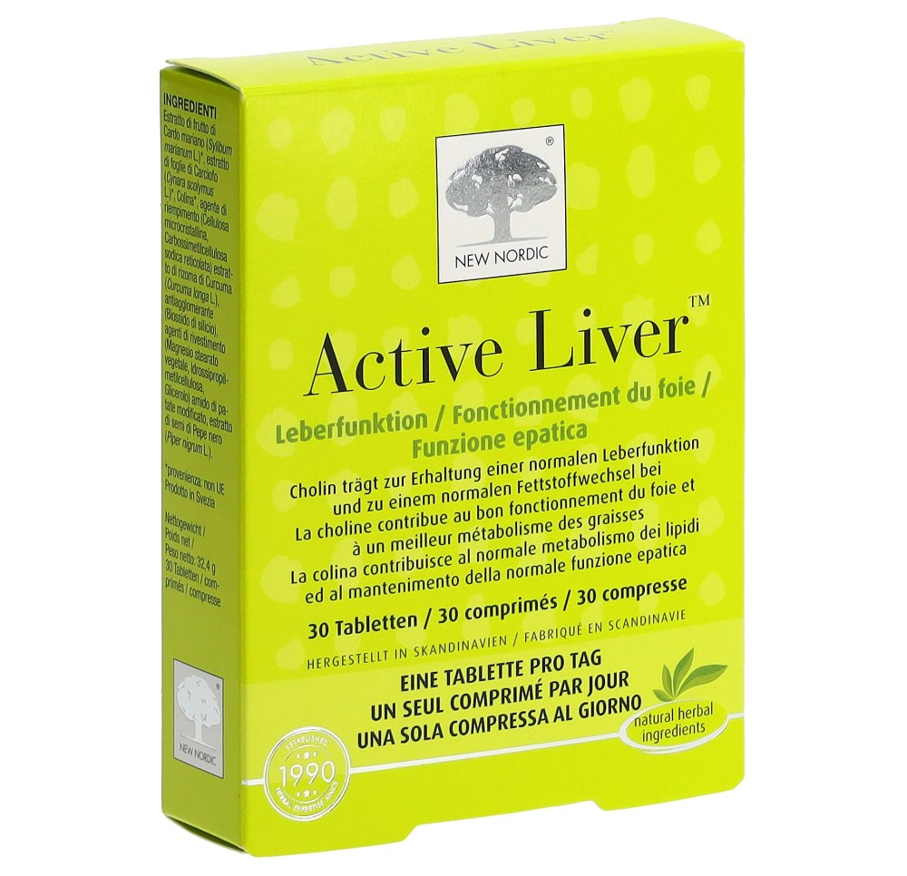 NEW NORDIC Active Liver cpr 30 pce