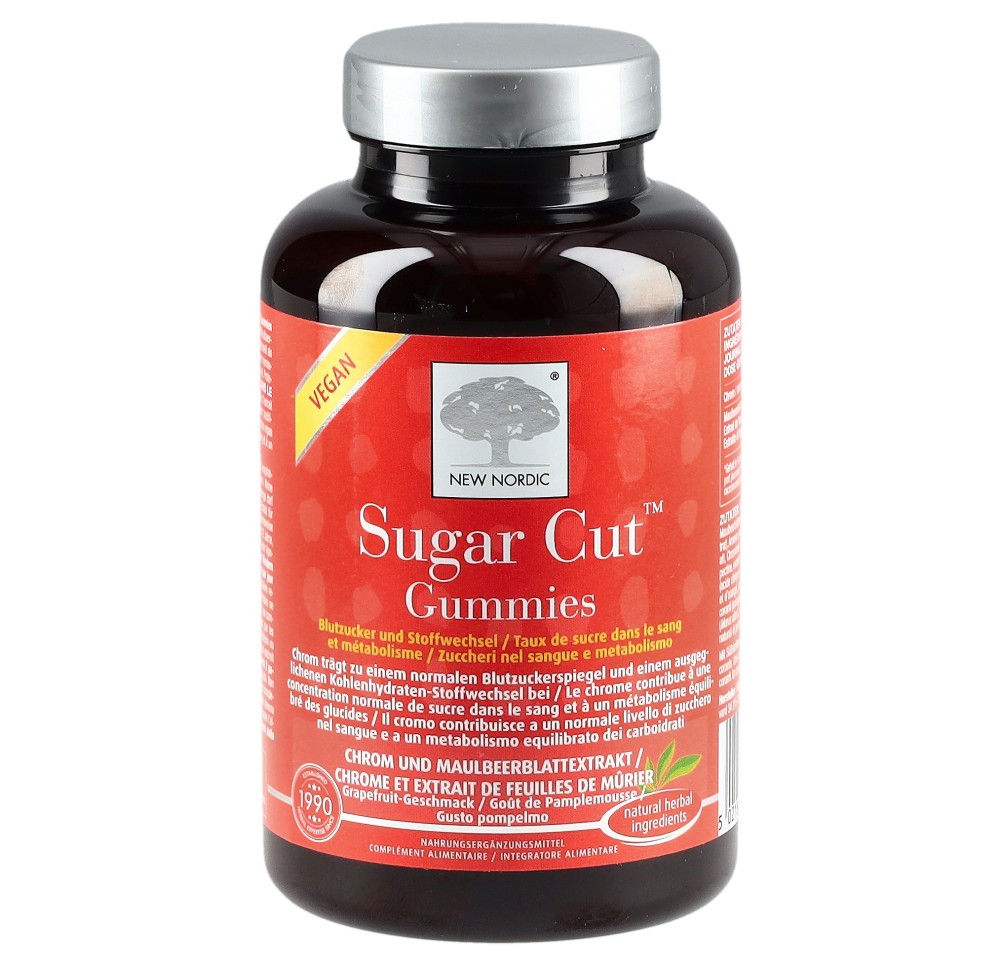 NEW NORDIC Sugar Cut Gummies bte 60 pce