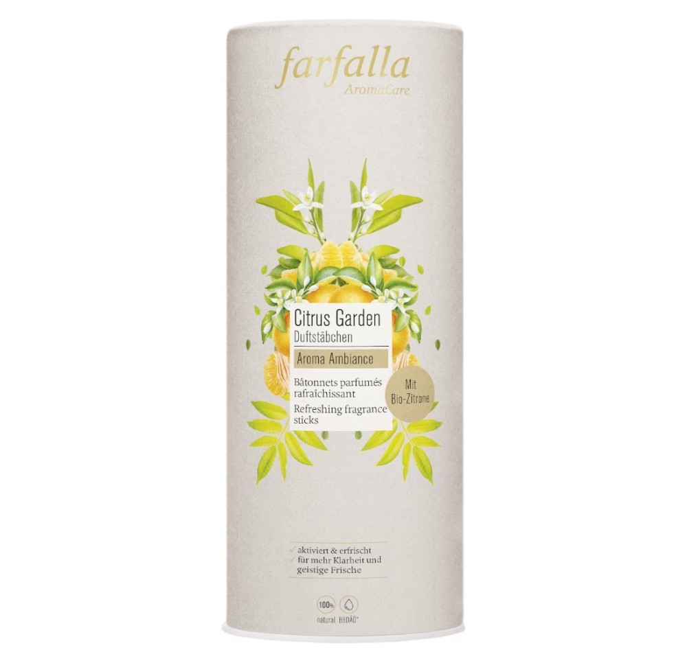 FARFALLA Bâtonnets parfumés Citrus Garden 150 ml