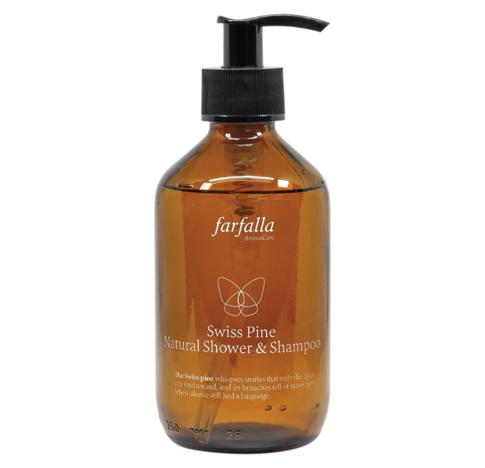 FARFALLA Swiss Pine Natural Shower&Shamp tb 250 ml