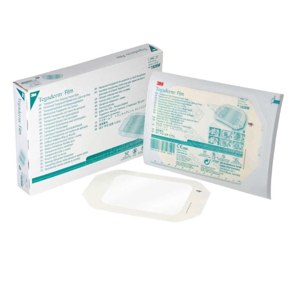 3M TEGADERM FILM pans transpar 10x12cm 50 pce