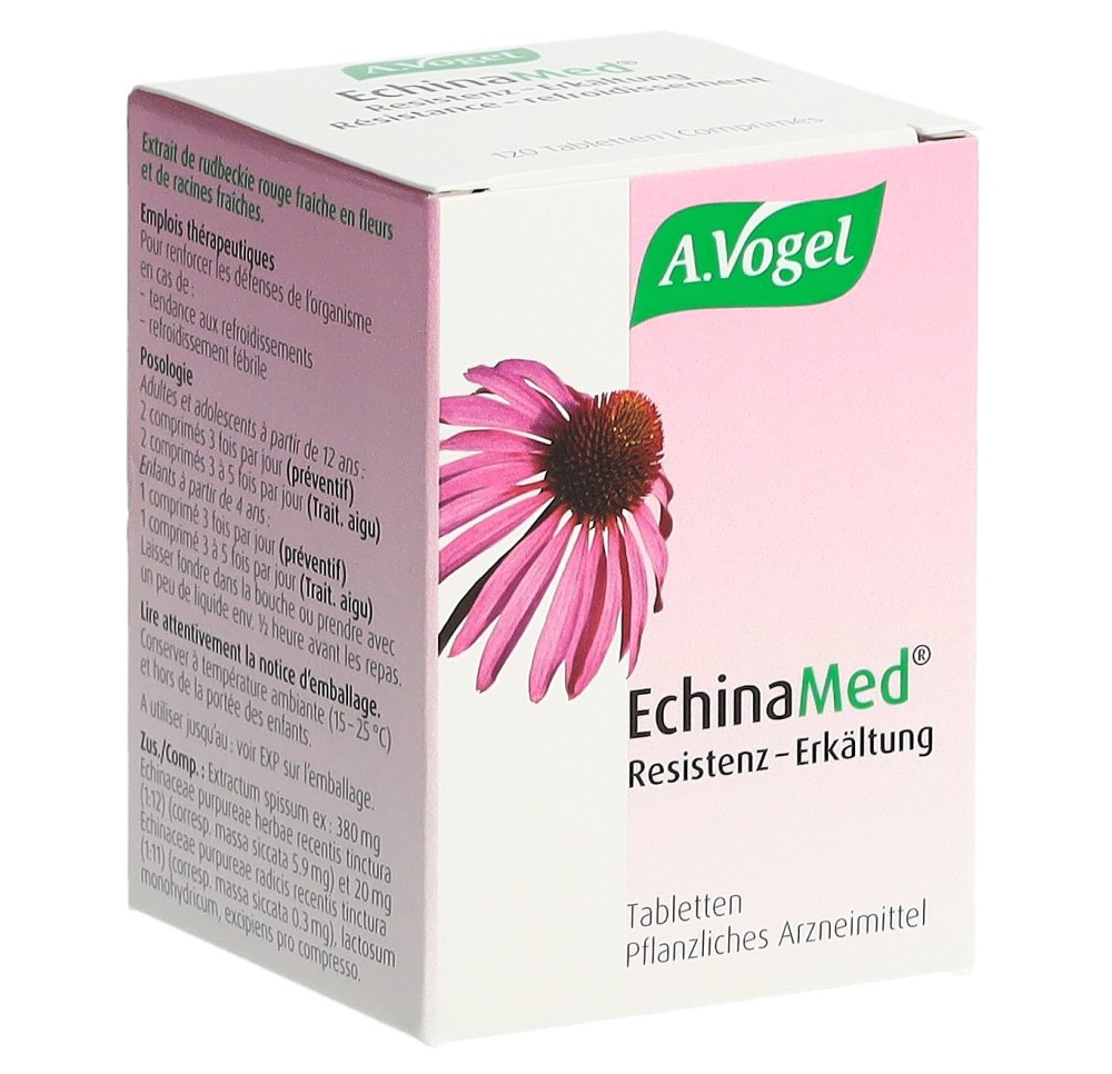 ECHINAMED compr résistance–refroidissem 120 pce