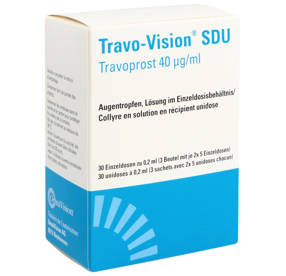 TRAVO-VISION SDU gtt opht 40 mcg/ml 30 x 0.2 ml