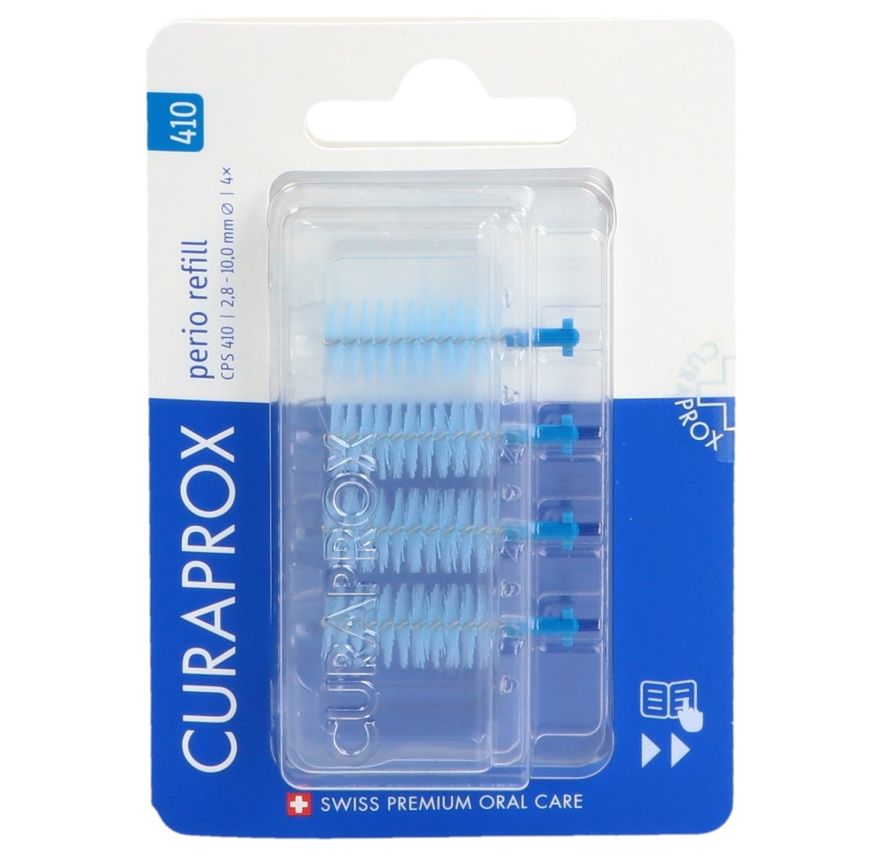 CURAPROX CPS 410 Perio refill 4x bleu foncé