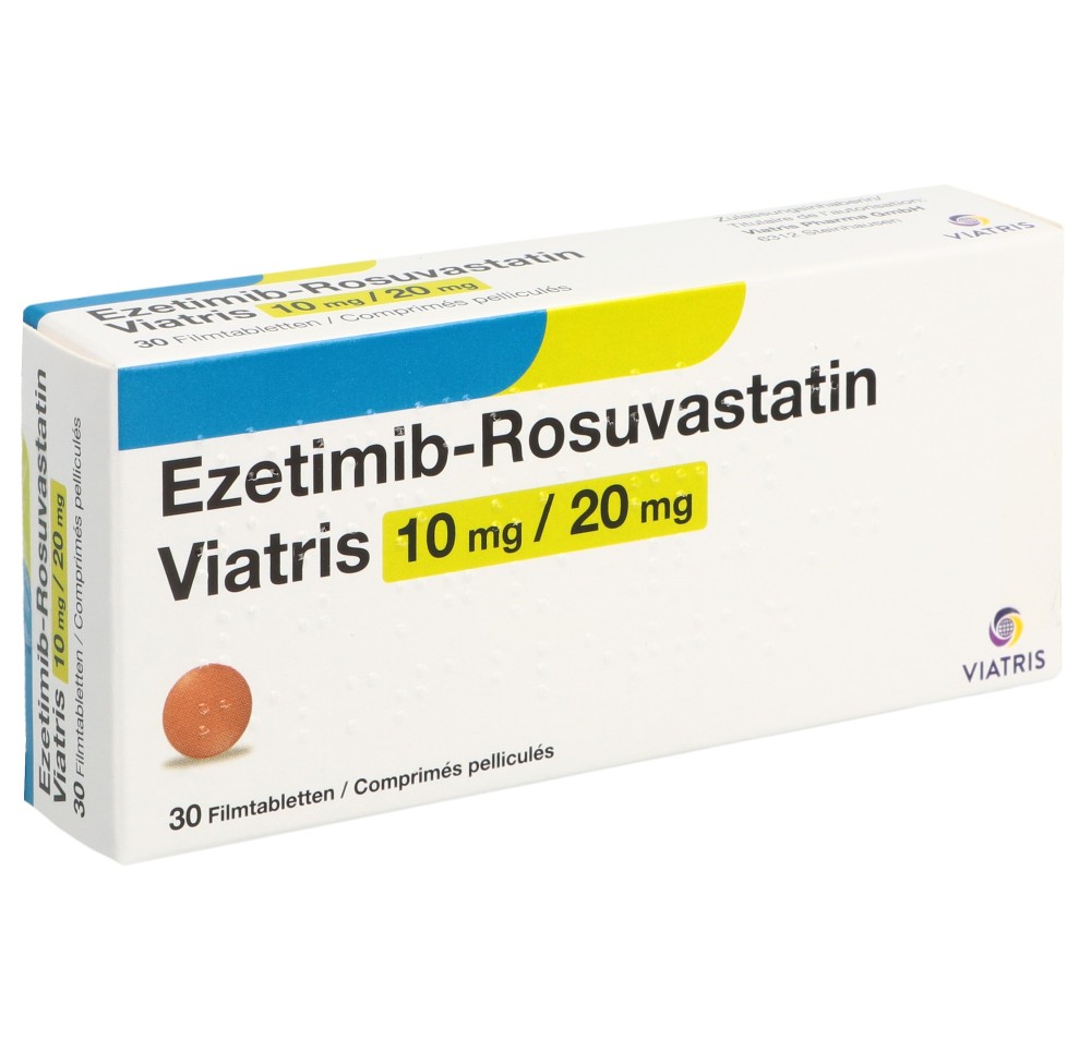 EZETIMIB ROSUVAST Viatris cpr pell 10/20mg 30 pce