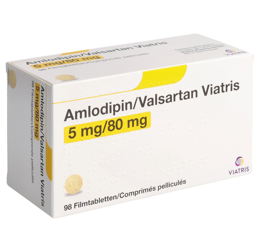 AMLODIPIN VALSARTAN Viatris cpr pell 5/80 98 pce