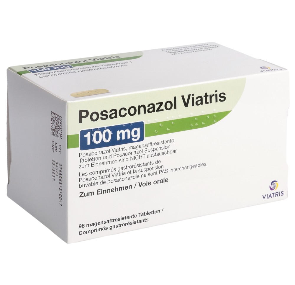 POSACONAZOL Viatris cpr pell 100 mg 96 pce