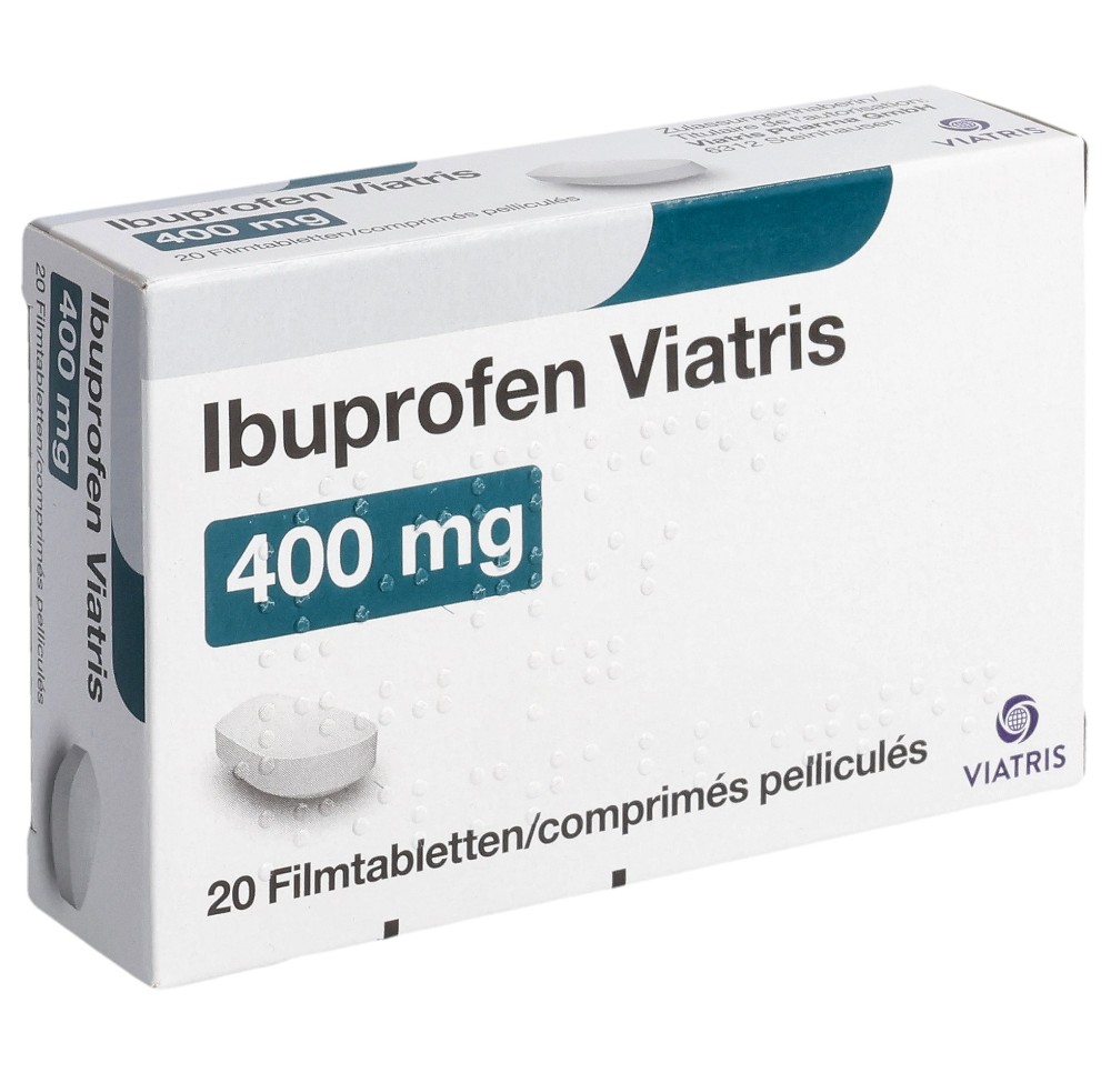 IBUPROFEN Viatris cpr pell 400 mg 20 pce