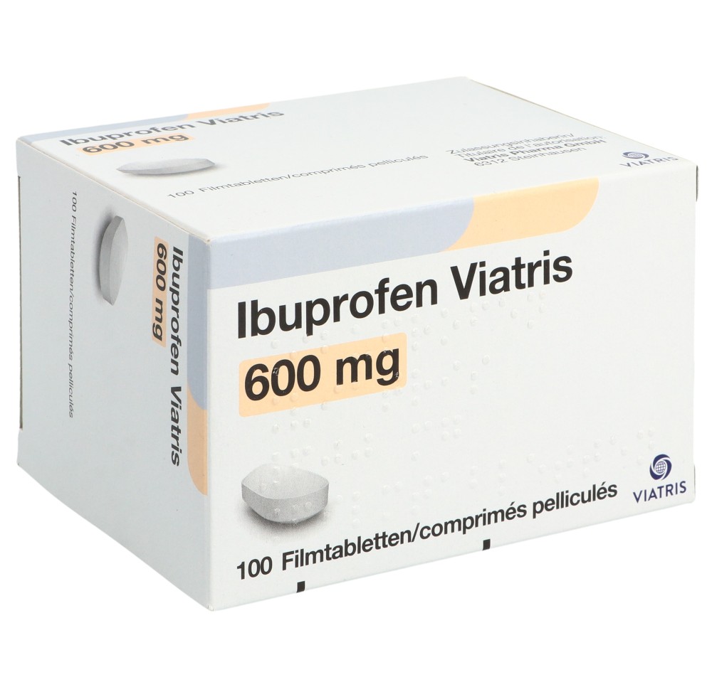 IBUPROFEN Viatris cpr pell 600 mg 100 pce