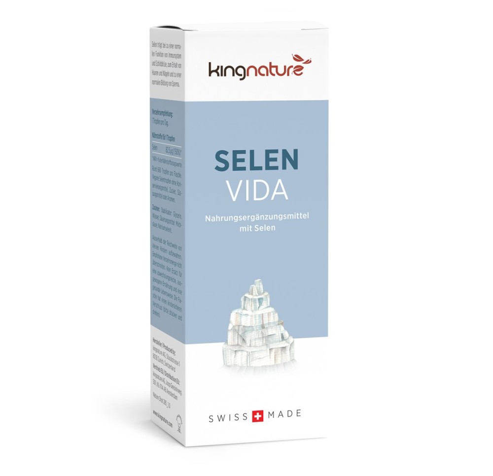 KINGNATURE Selen Vida gouttes fl pip 28.8 ml