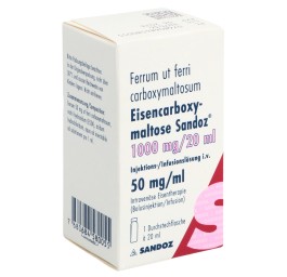 CARBOXYMALTOSE FERRI Sandoz 1000 mg/20ml