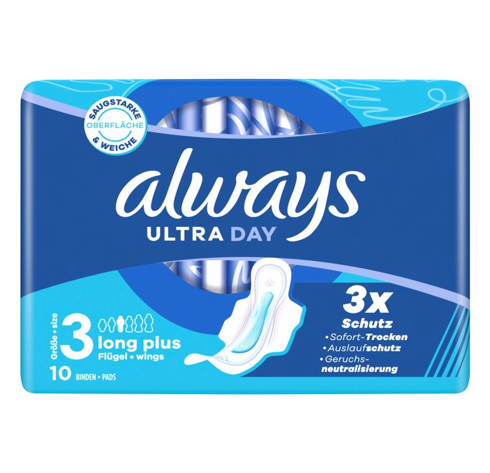ALWAYS Ultra serv hyg Long Plus ailet (n) 10 pce