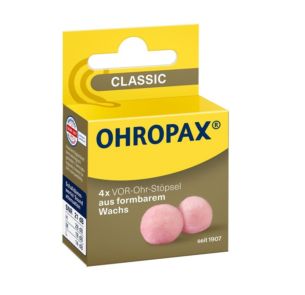 OHROPAX sourdines Classic 4 pce