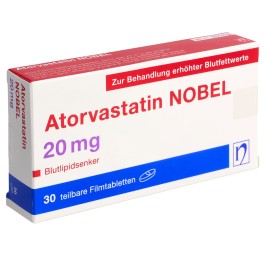 ATORVASTATIN NOBEL cpr pell 20 mg 30 pce