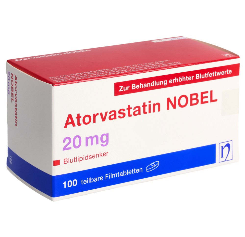 ATORVASTATIN NOBEL cpr pell 20 mg 100 pce